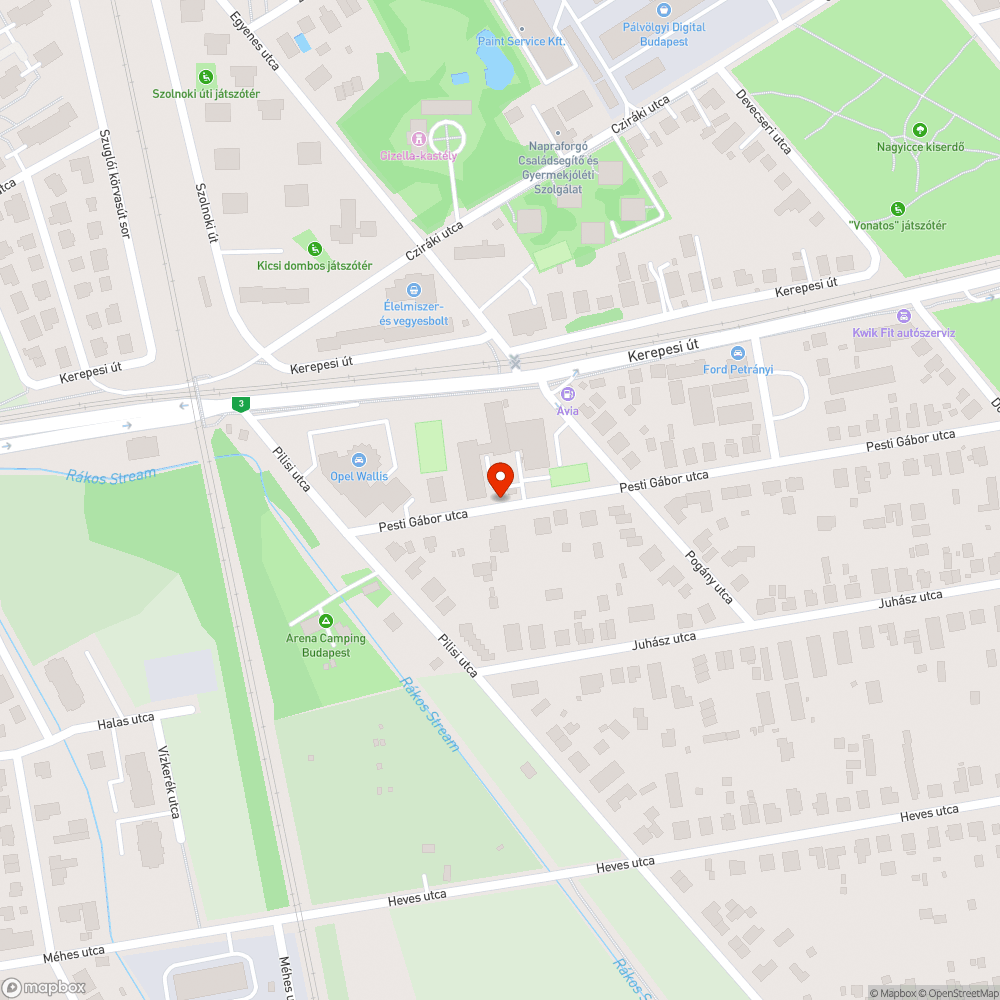 Elhagyott Peugeot bejelentés helye