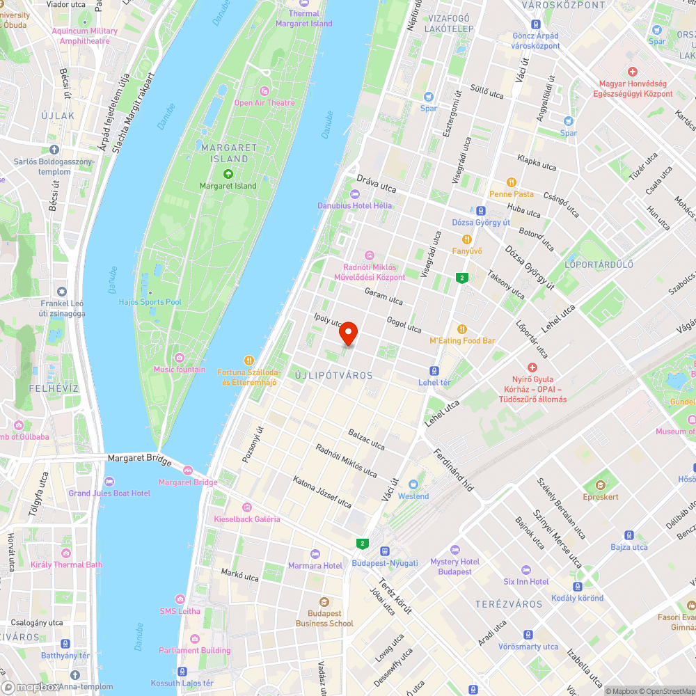 Eltömődött víznyelő bejelentés helye