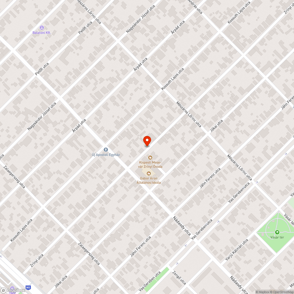 Fahulladék az óvodával szemben. bejelentés helye