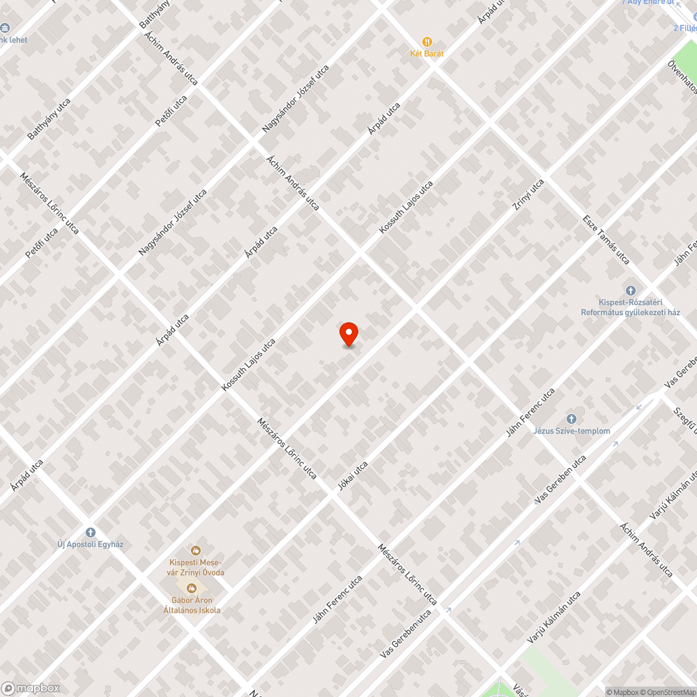 Nyitott Corsa bejelentés helye