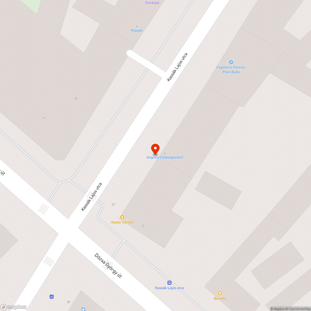 Kassák Lajos 37 lépcső a járdánál bejelentés helye