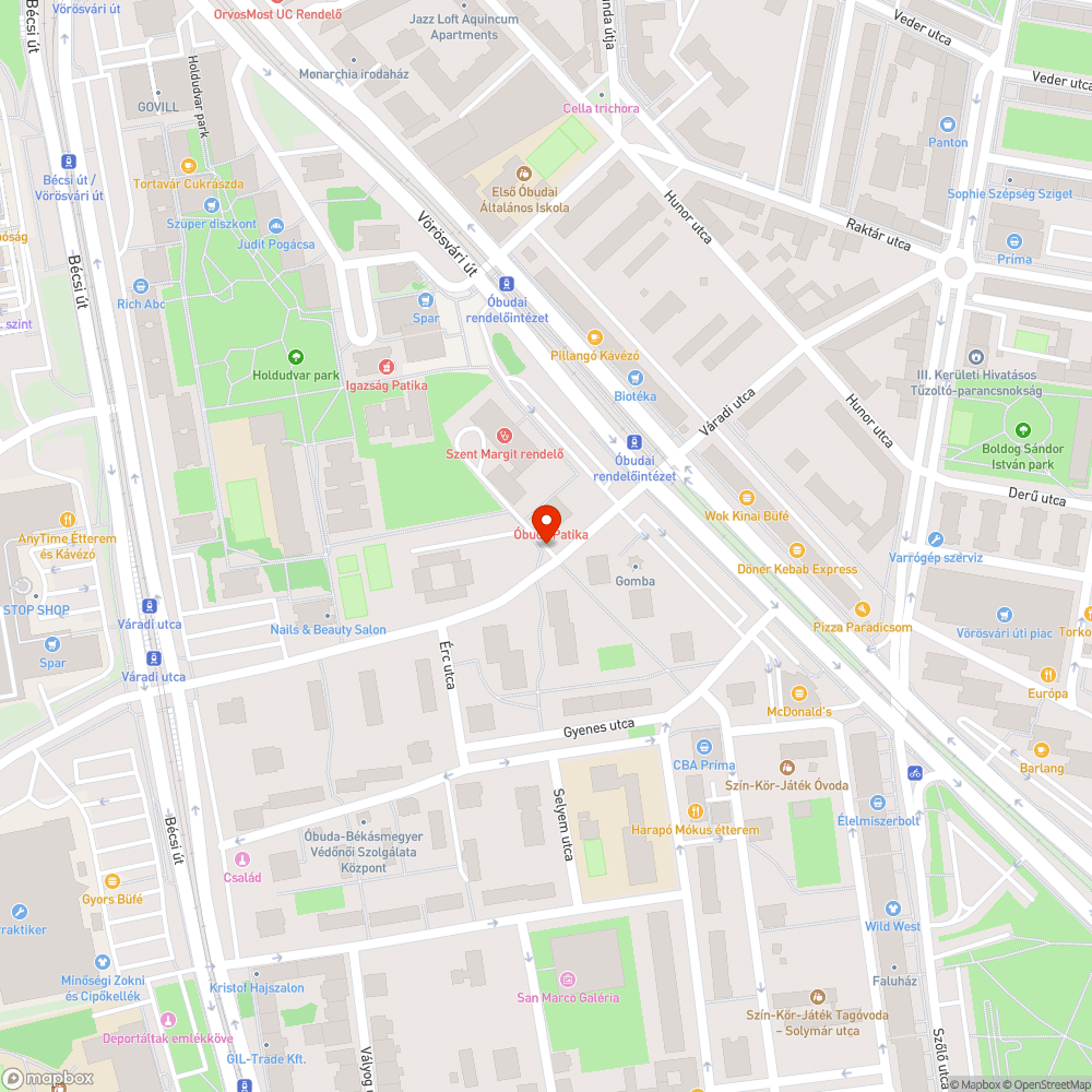 Graffitis parkolóóra bejelentés helye