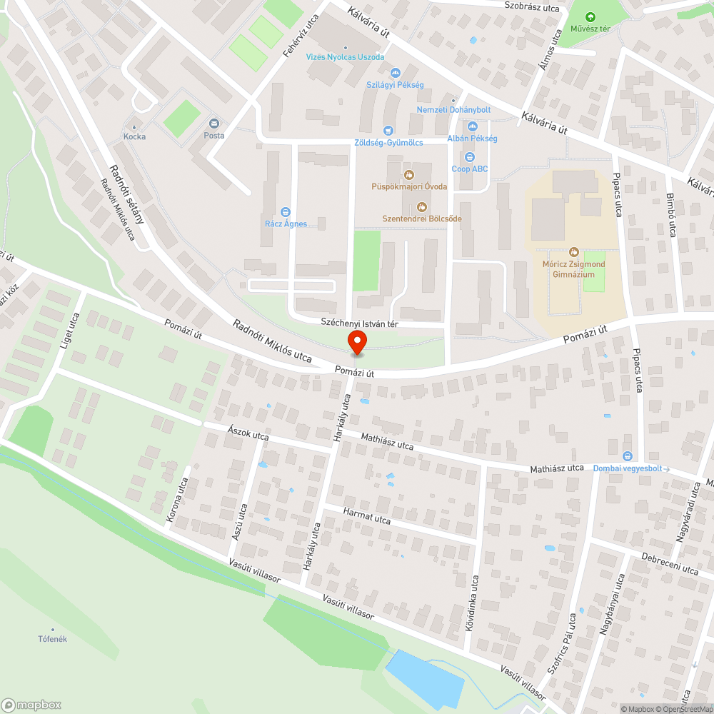 gyalogos átkelő, megkopott festés bejelentés helye