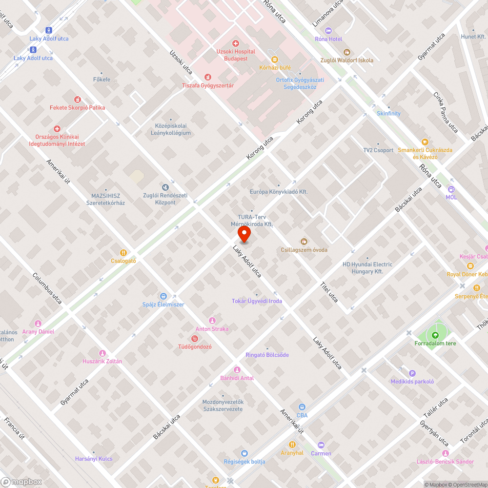 Balesetveszélyes járda bejelentés helye