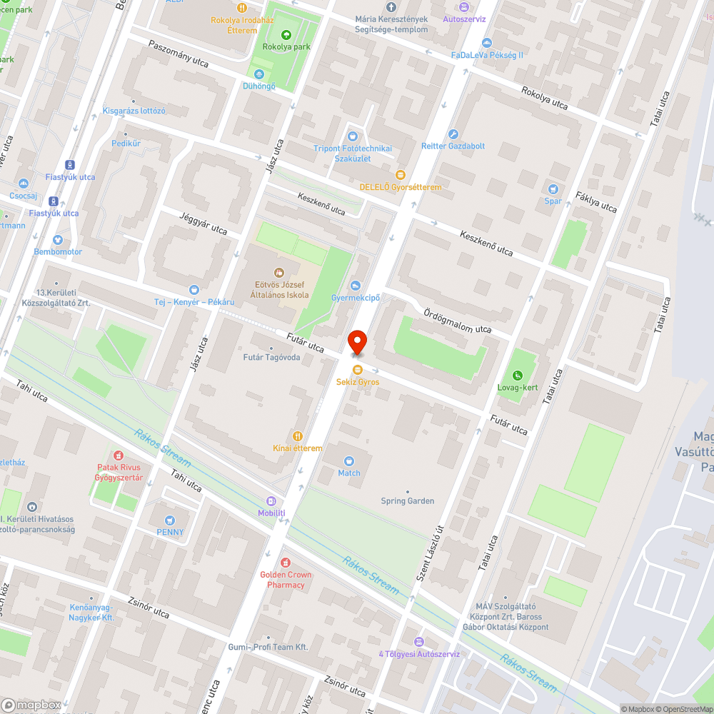 Üres oszlop bejelentés helye