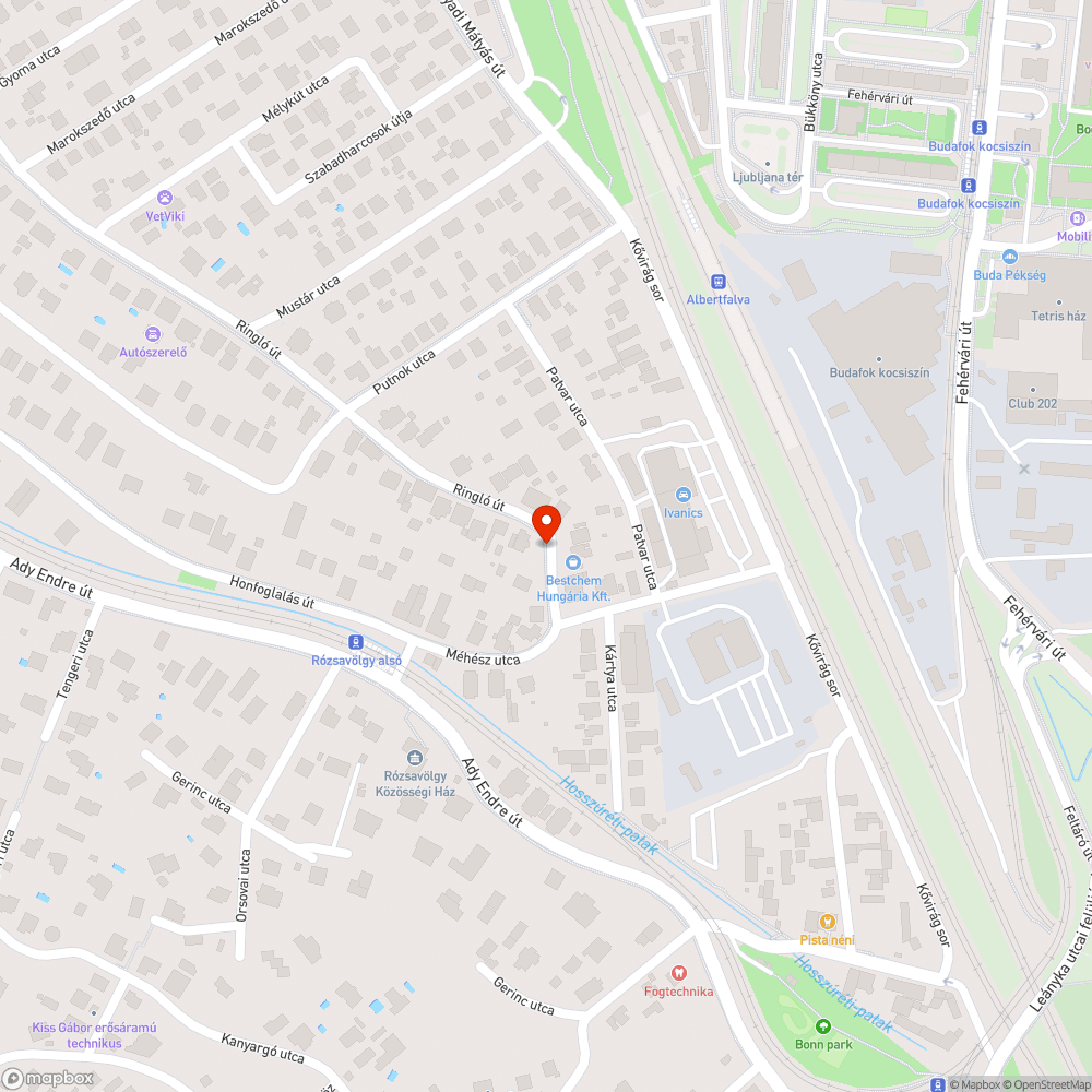 Repedt, kopott fedlappár bejelentés helye