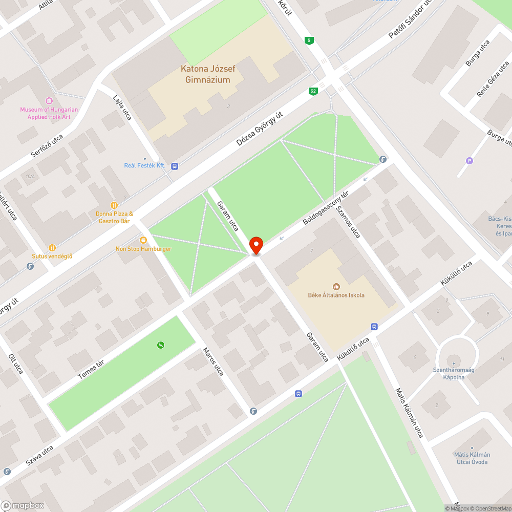 Oszlop maradvány bejelentés helye