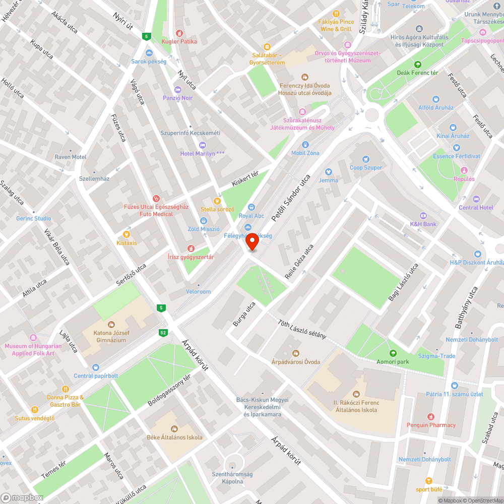 Rozsdás tábla bejelentés helye