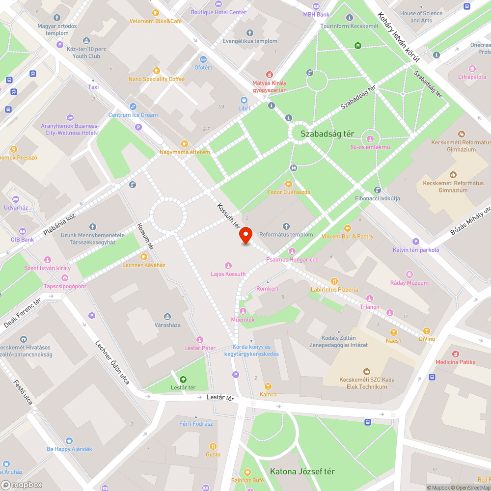 Olvashatatlanra rozsdásodó tájékoztató bejelentés helye