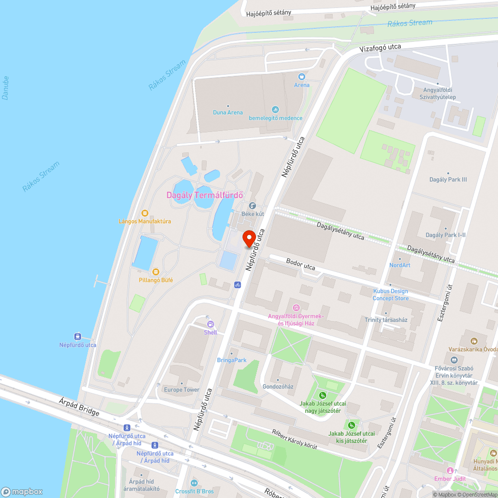 El nem folyó csapadékvíz bejelentés helye