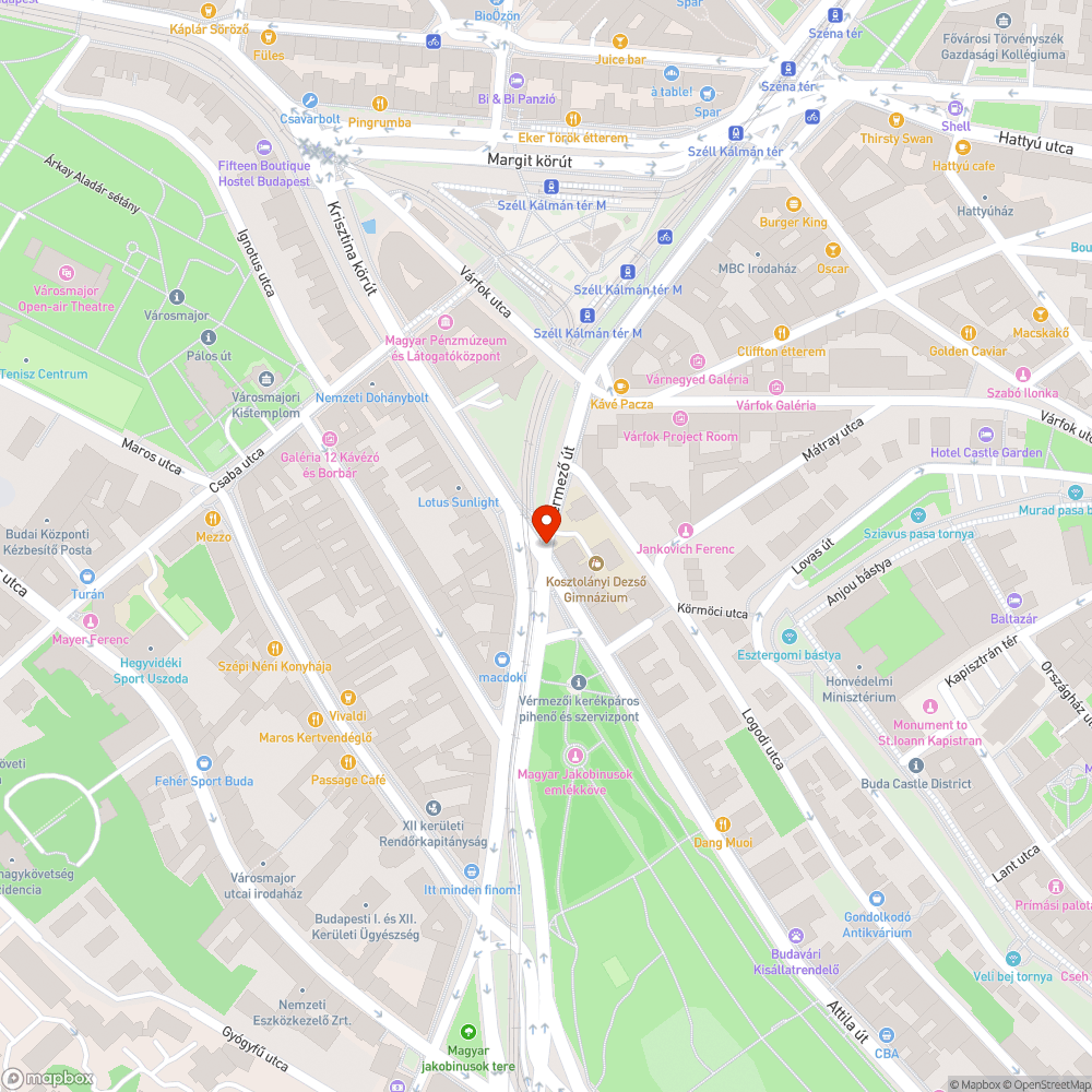 Előjelzés nélküli járdaszélesítés bejelentés helye