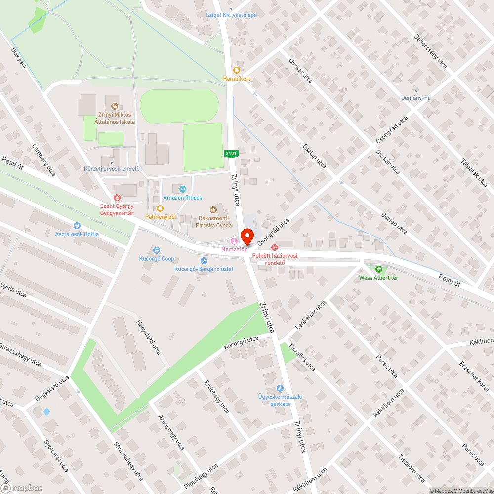 XVII. kerület, Kucorgó tér közlekedési lámpa beállítása bejelentés helye