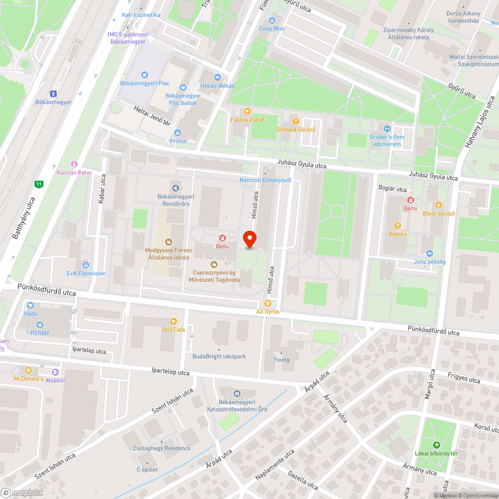 Kidöntött poller bejelentés helye