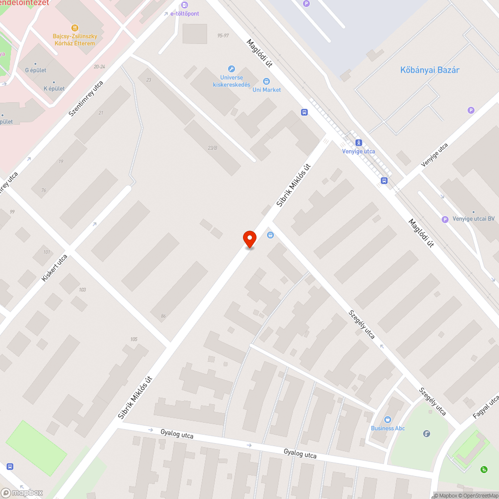 Kiálló èles vascsonk bejelentés helye