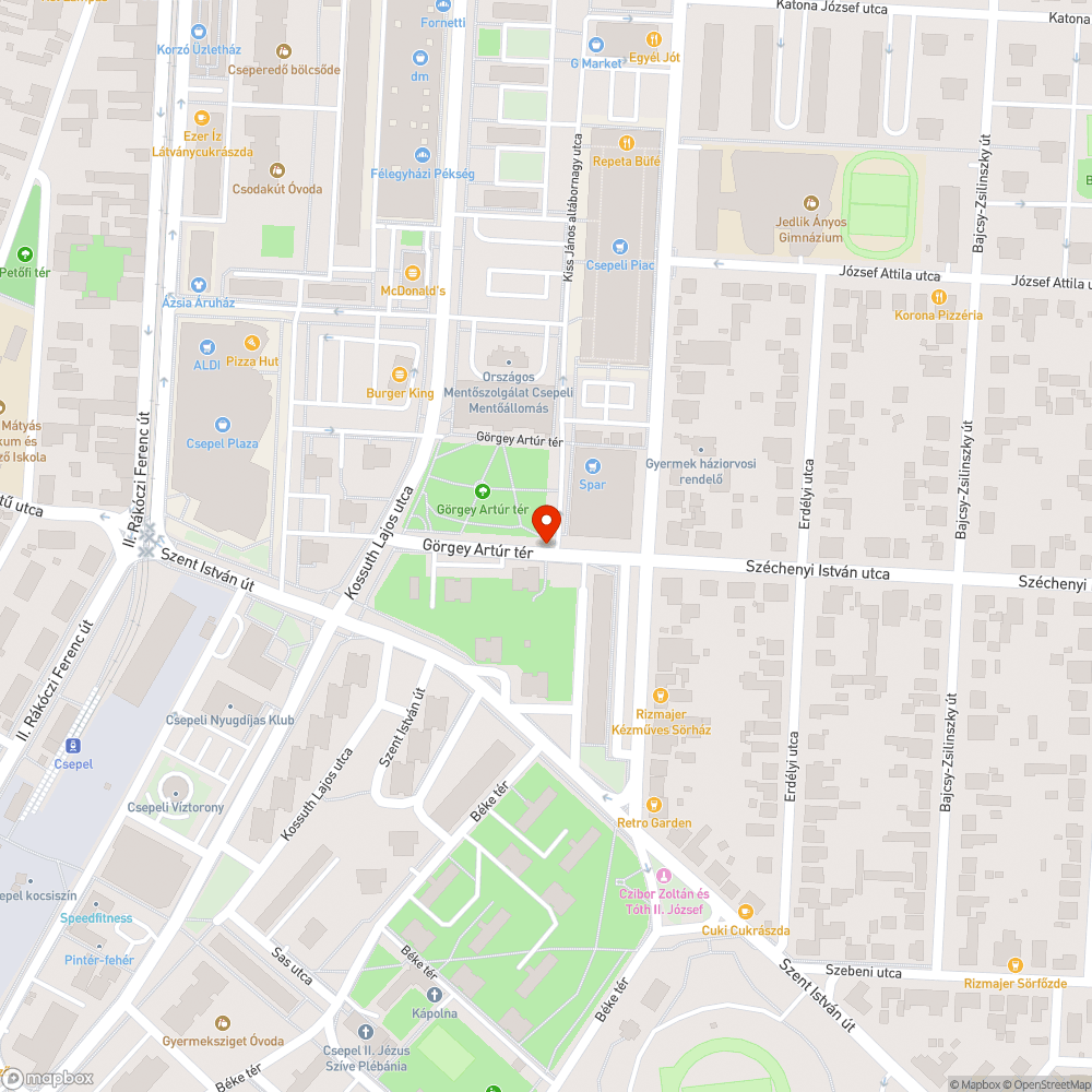 Kátyú a csatorna fedlap körül bejelentés helye