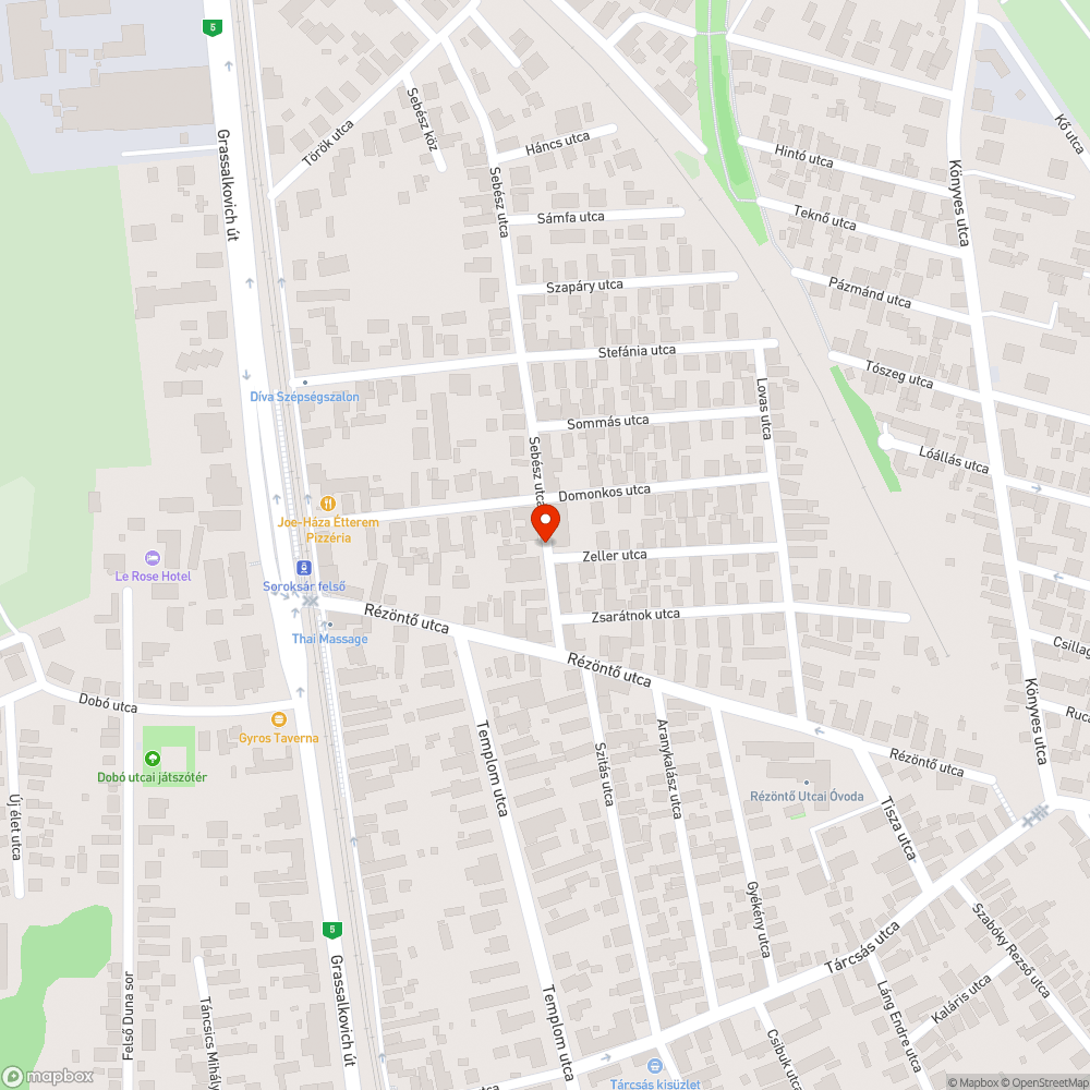 Közterület tartósan foglalva bejelentés helye