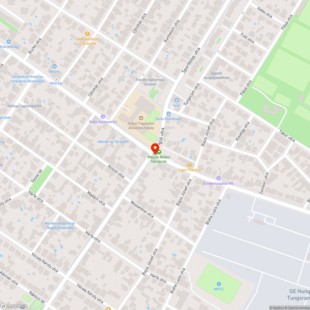 Hiányzó fényterelő bejelentés helye