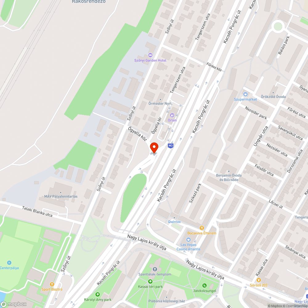 Sötét lámpa bejelentés helye