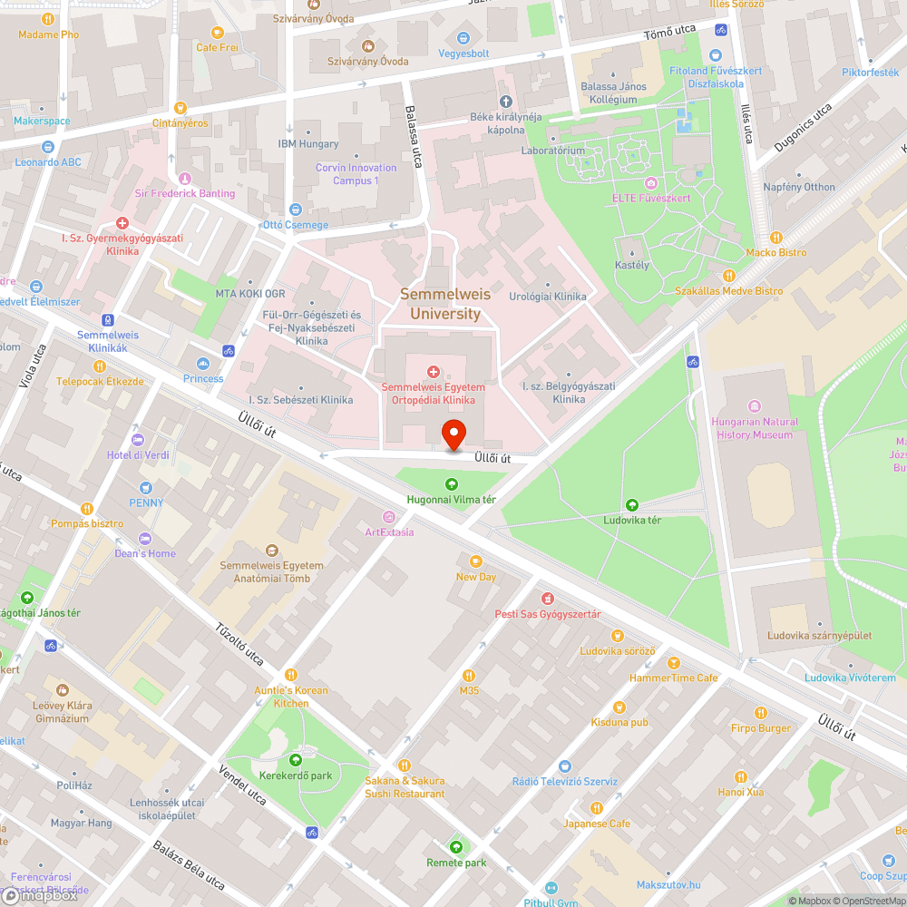 Szülészet előtt hagyott gépjármű bejelentés helye