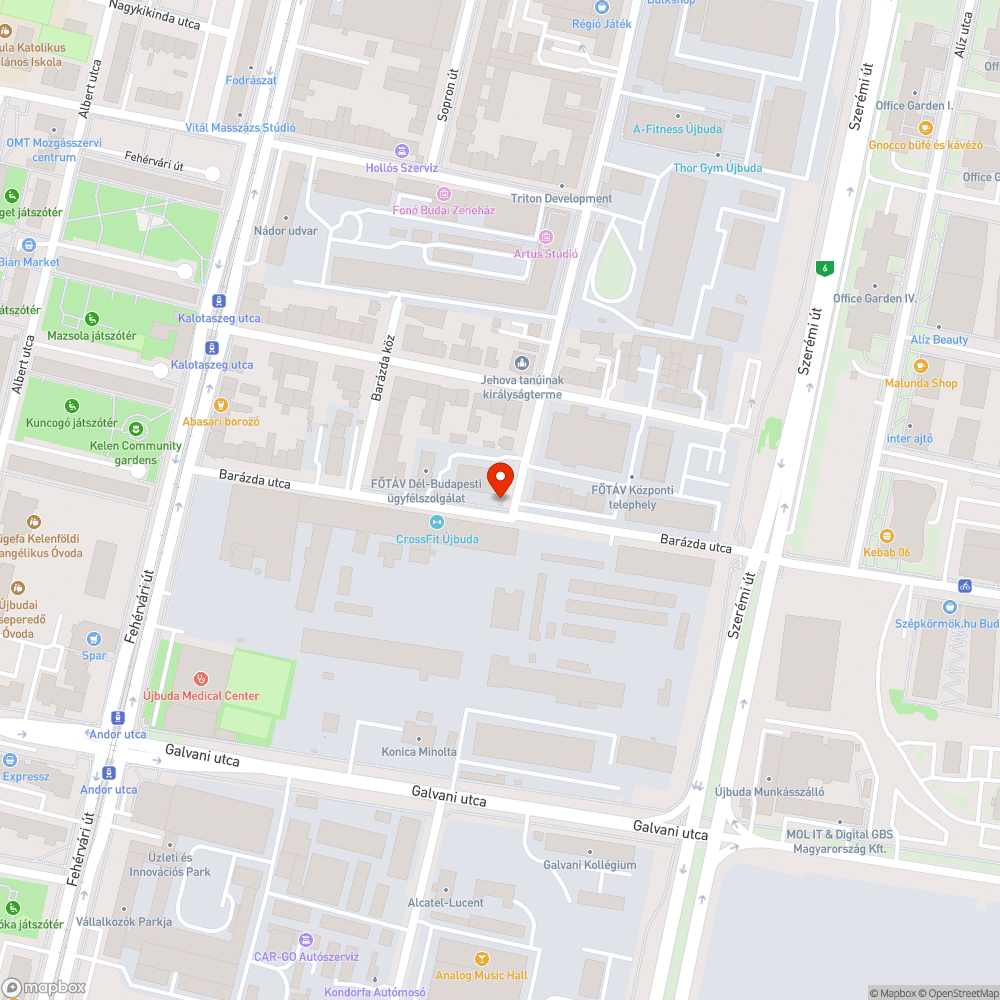 Sérült fedlap bejelentés helye