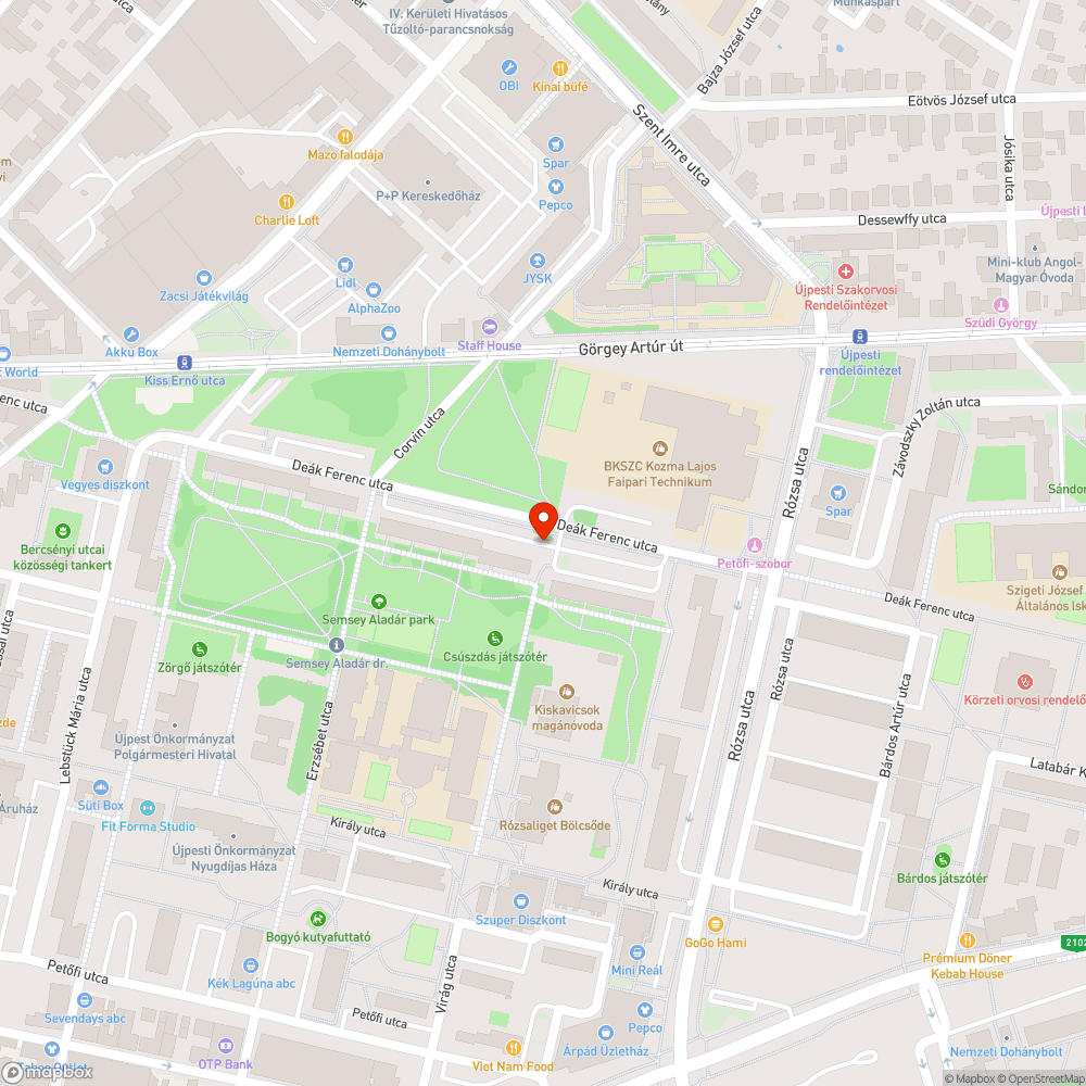 Járdán rendszeres parkolás bejelentés helye