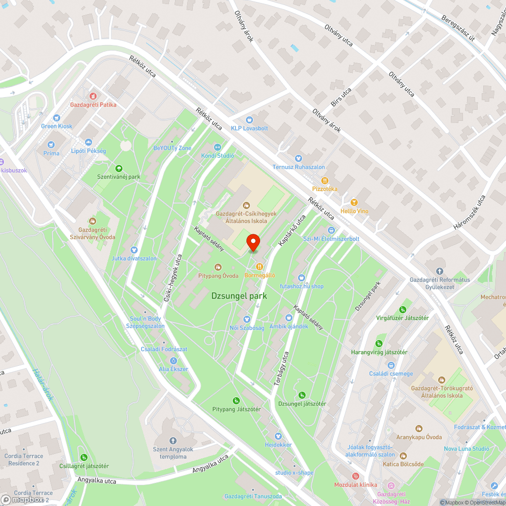 Villogó lámpa bejelentés helye