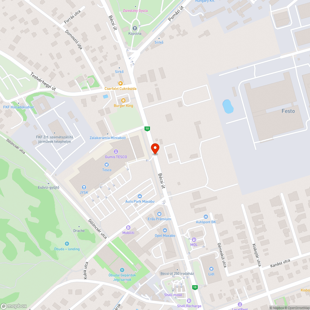 Papír karton hulladék a Bécsi úton bejelentés helye