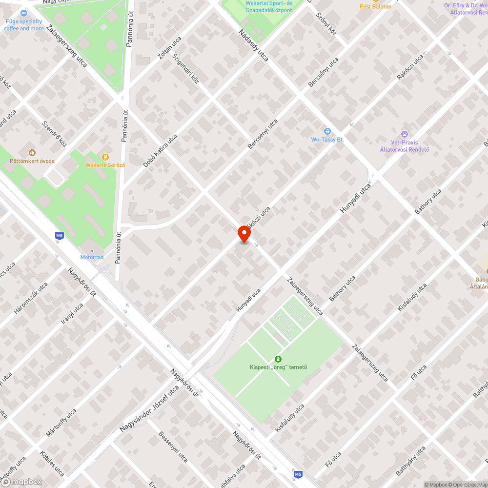 Megsüllyedt elzáró bejelentés helye