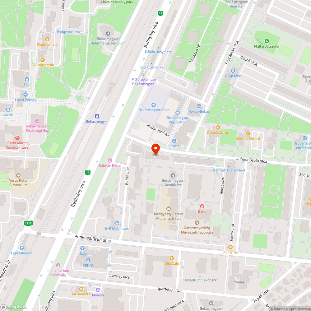 Rossz állapotú járda bejelentés helye