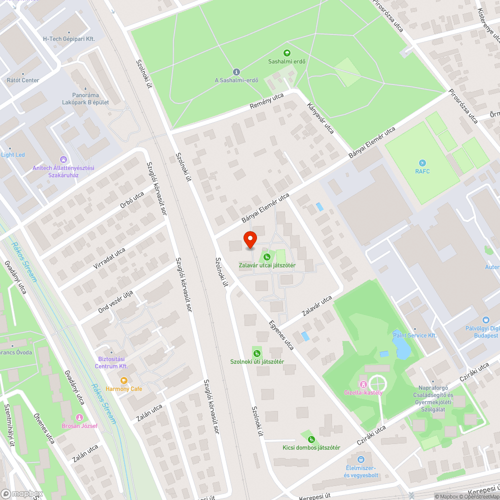 Madár maradványai bejelentés helye