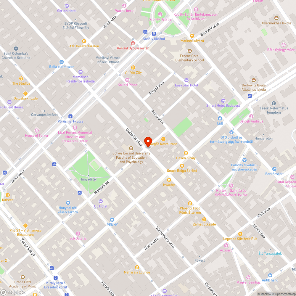 Zebra létesítése bejelentés helye