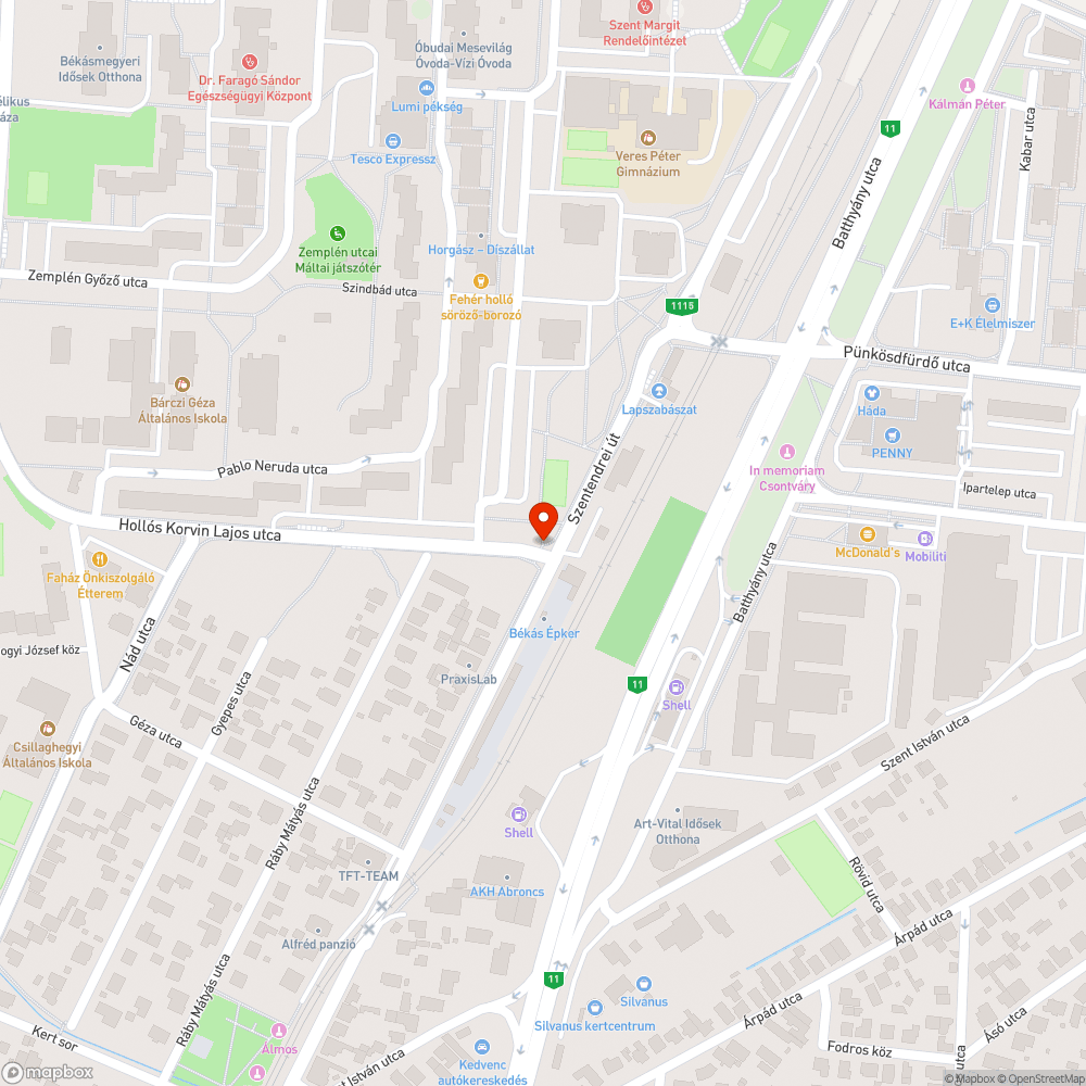 Lekopott zebra bejelentés helye