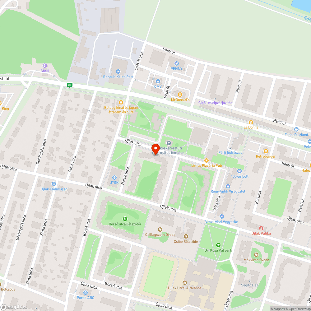 Fekvőrendőr javitás bejelentés helye