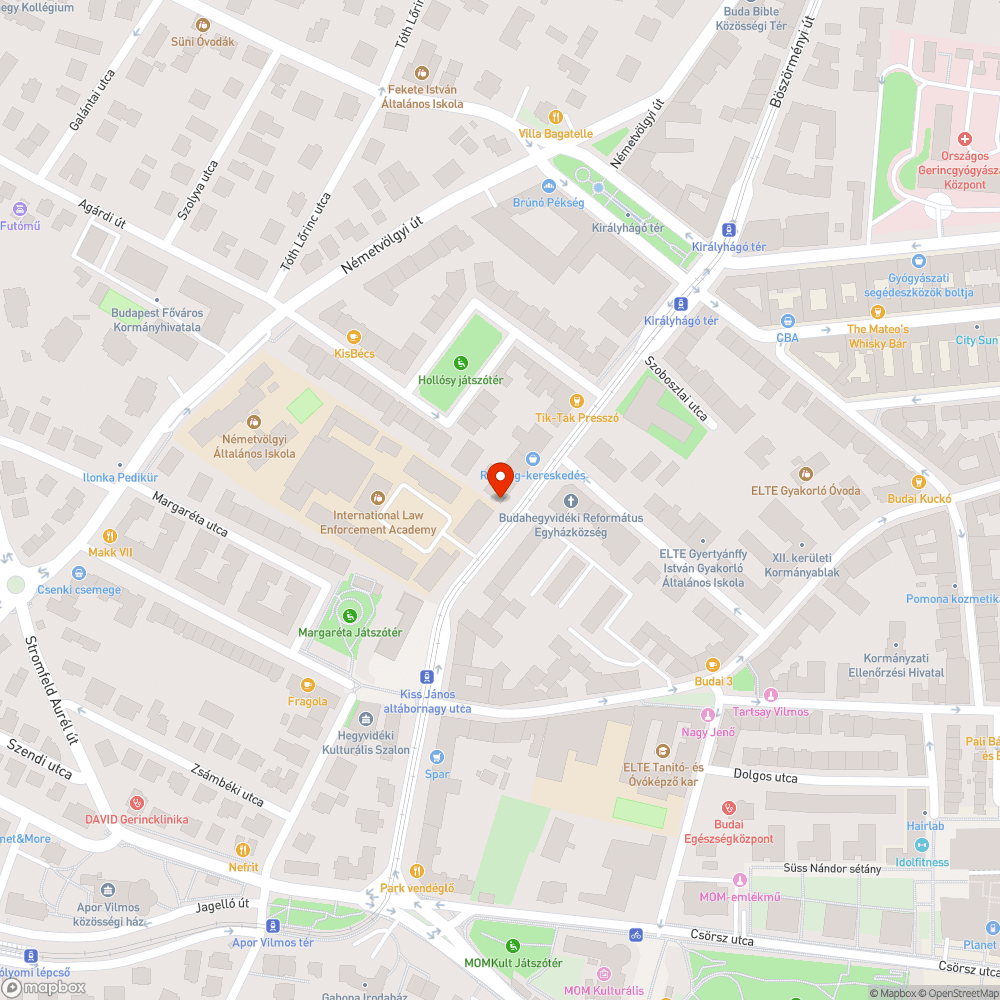 oszlopcsonk bejelentés helye