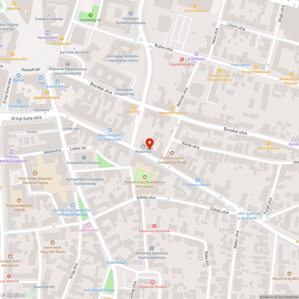 A Szent I utcán több igatlan előtt folyamatosan szemetes. bejelentés helye