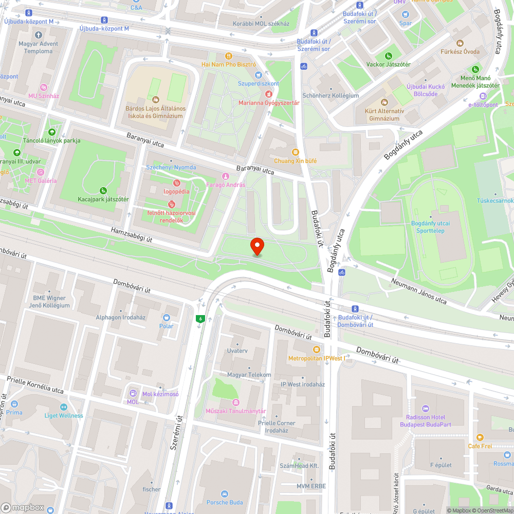 veszélyes járda és bicikliút bejelentés helye