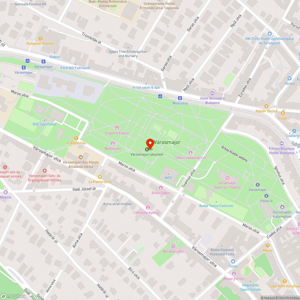 Veszélyes mászóka bejelentés helye