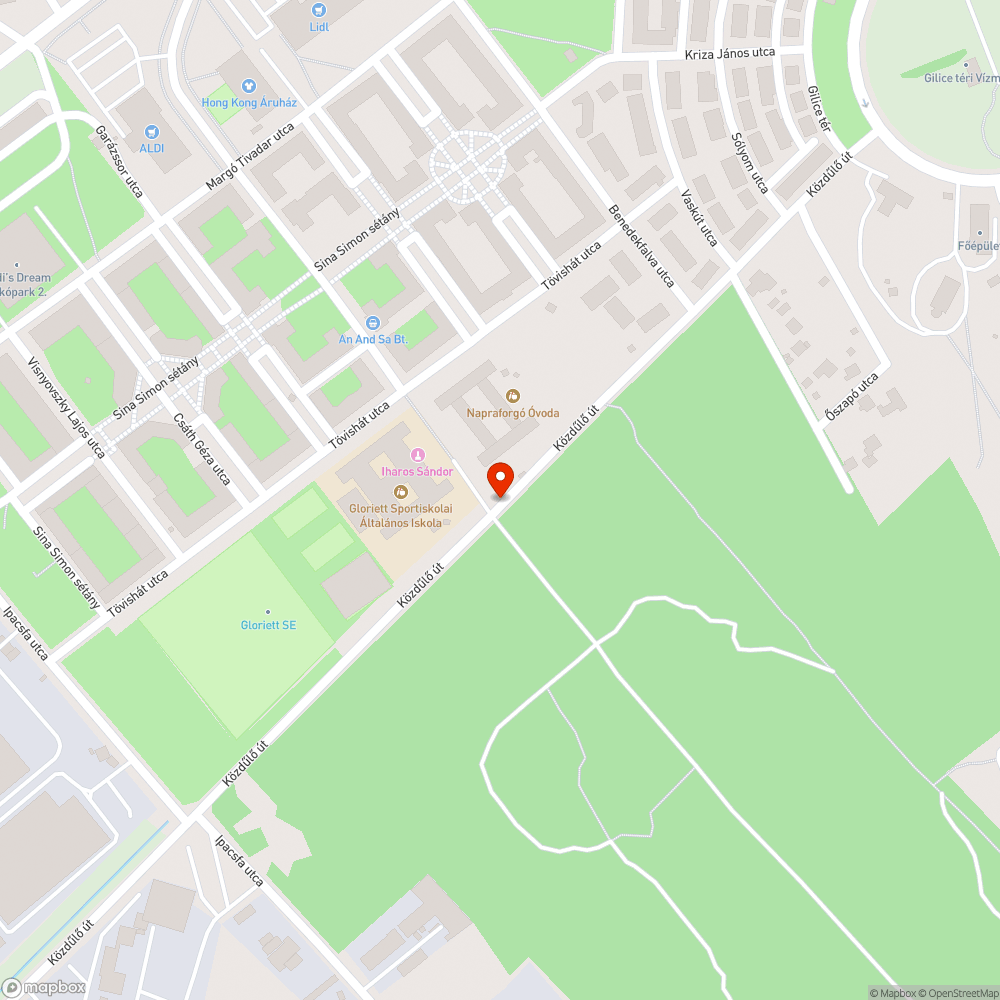 Szemétkupac a Halmierdő bejáratánál bejelentés helye