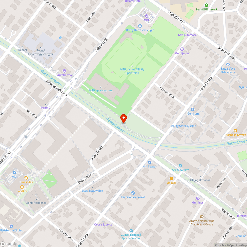 Érdekes útkereszteződés bejelentés helye