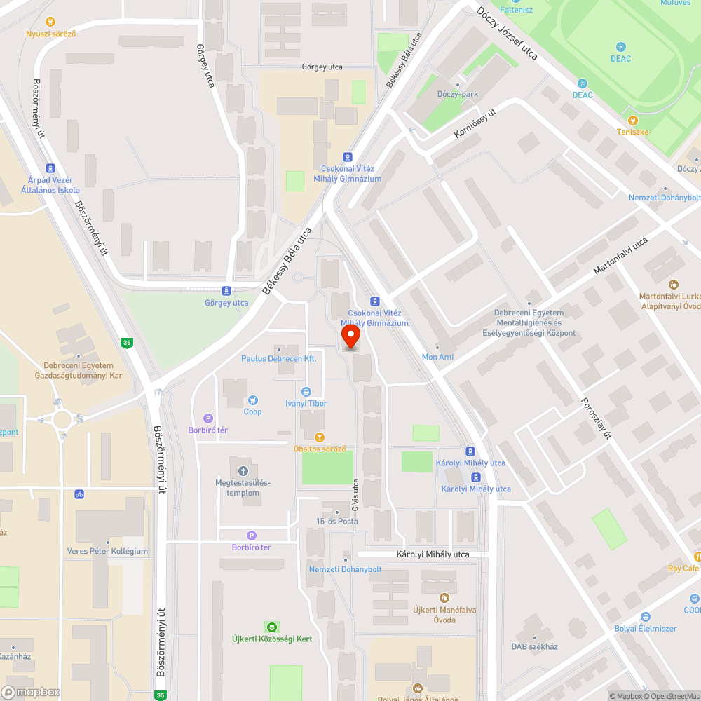 Kátyú a parkolóban bejelentés helye