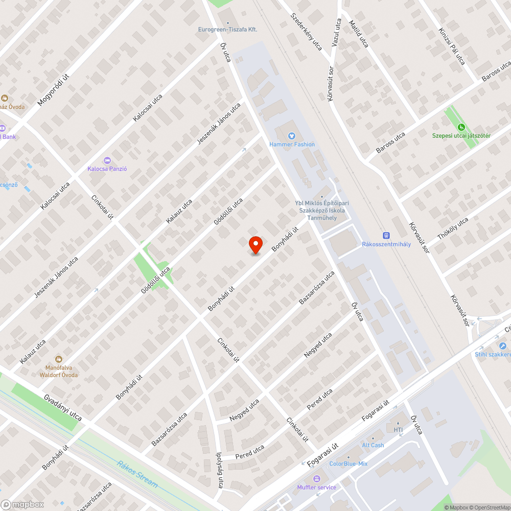 Autóroncs bejelentés helye