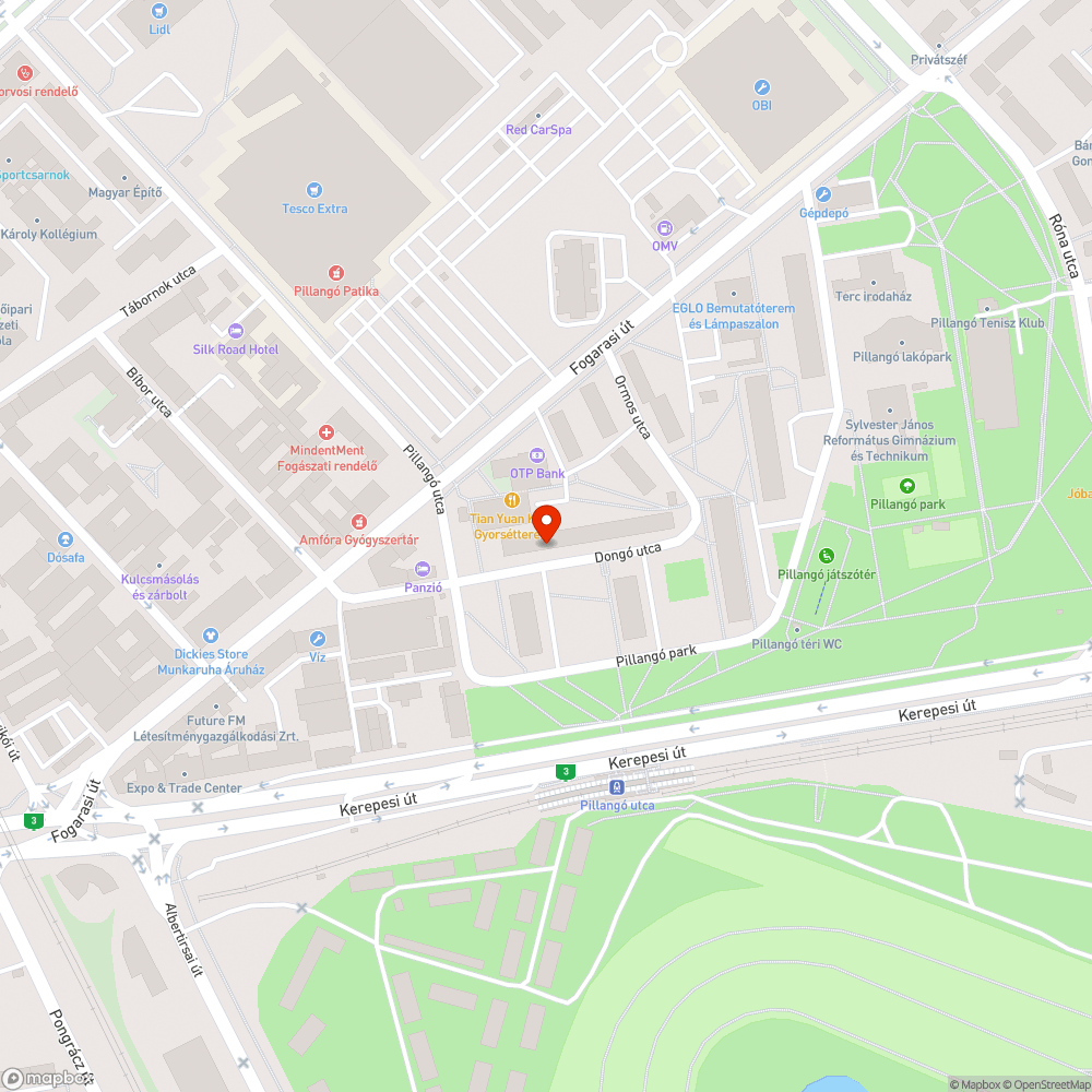 Zöldterületen parkolás bejelentés helye