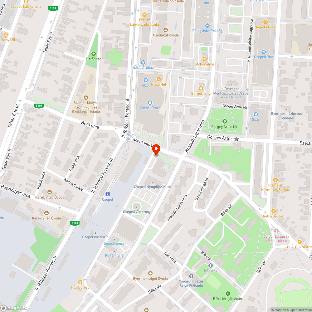 Üres fahely bejelentés helye