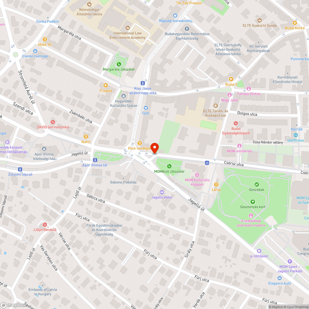 Eltűnt zebra felfestés bejelentés helye