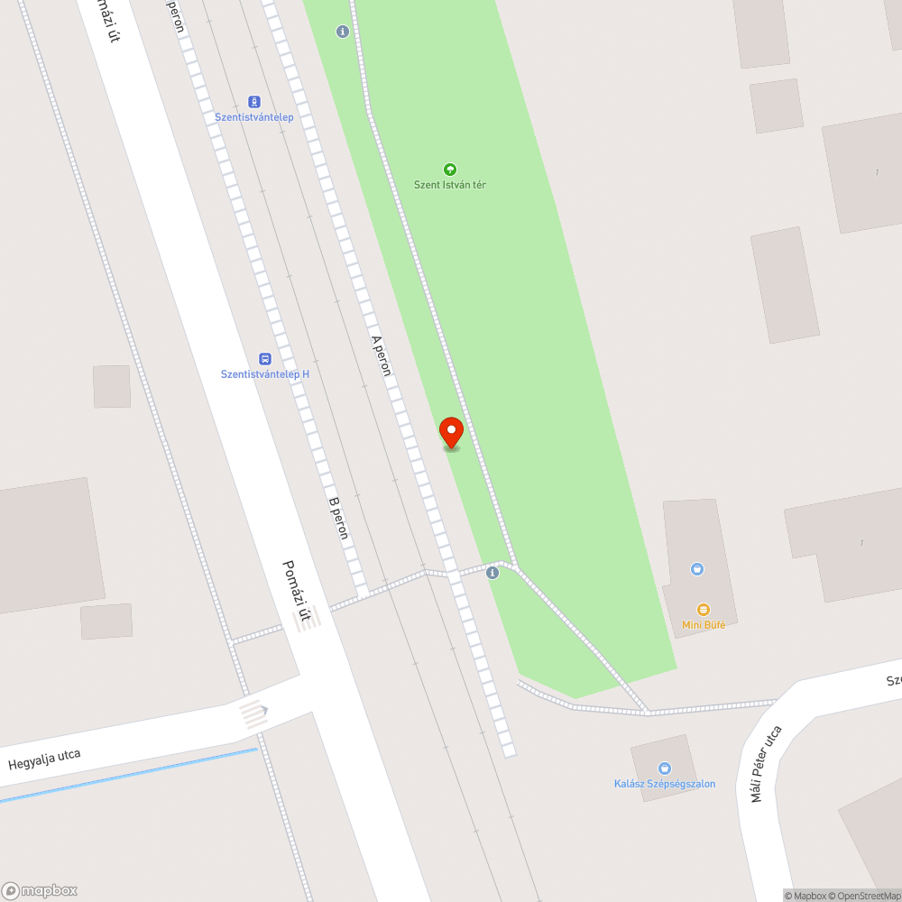 HÉV megálló kidőlős padja kidöntve bejelentés helye