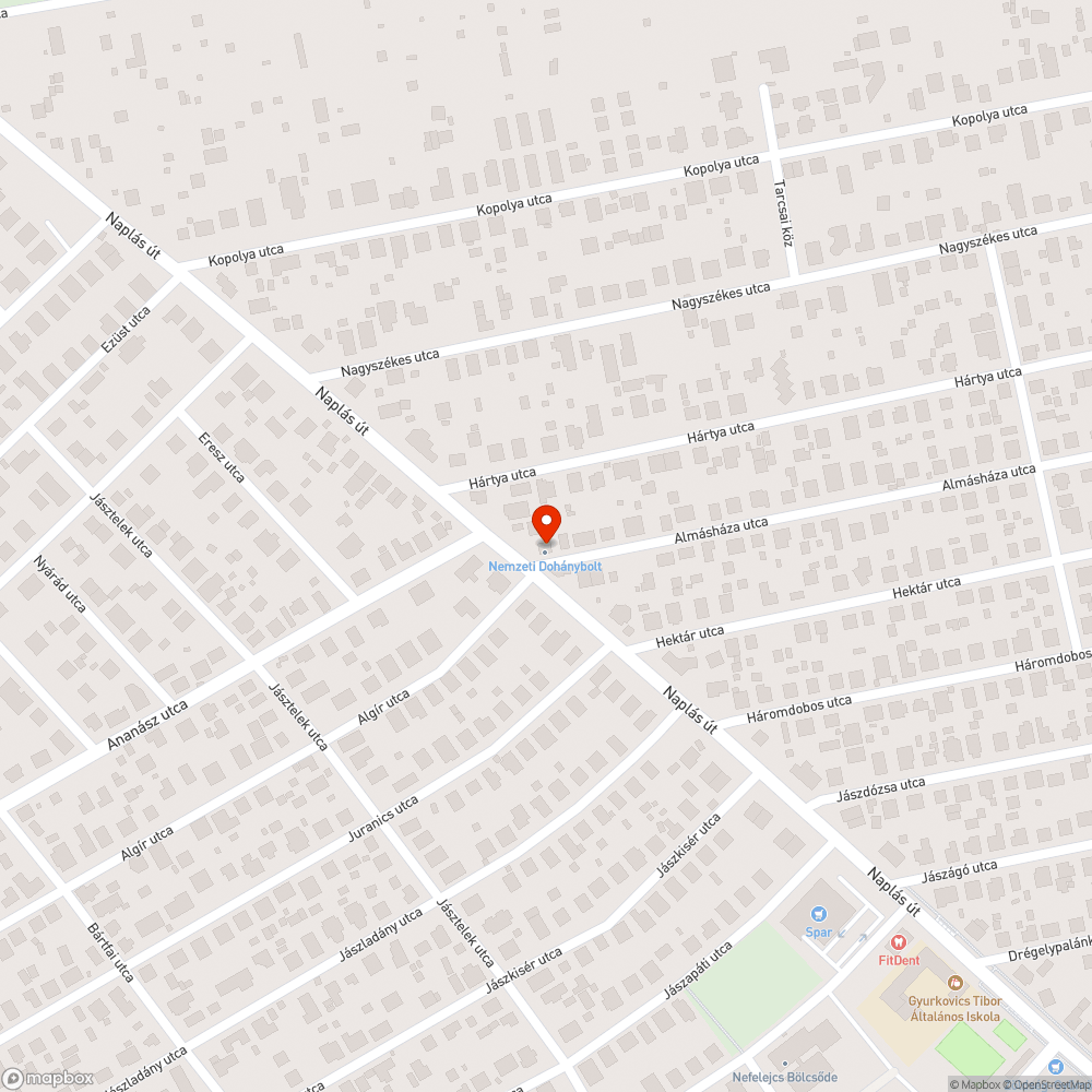 Szemetes buszmegálló bejelentés helye