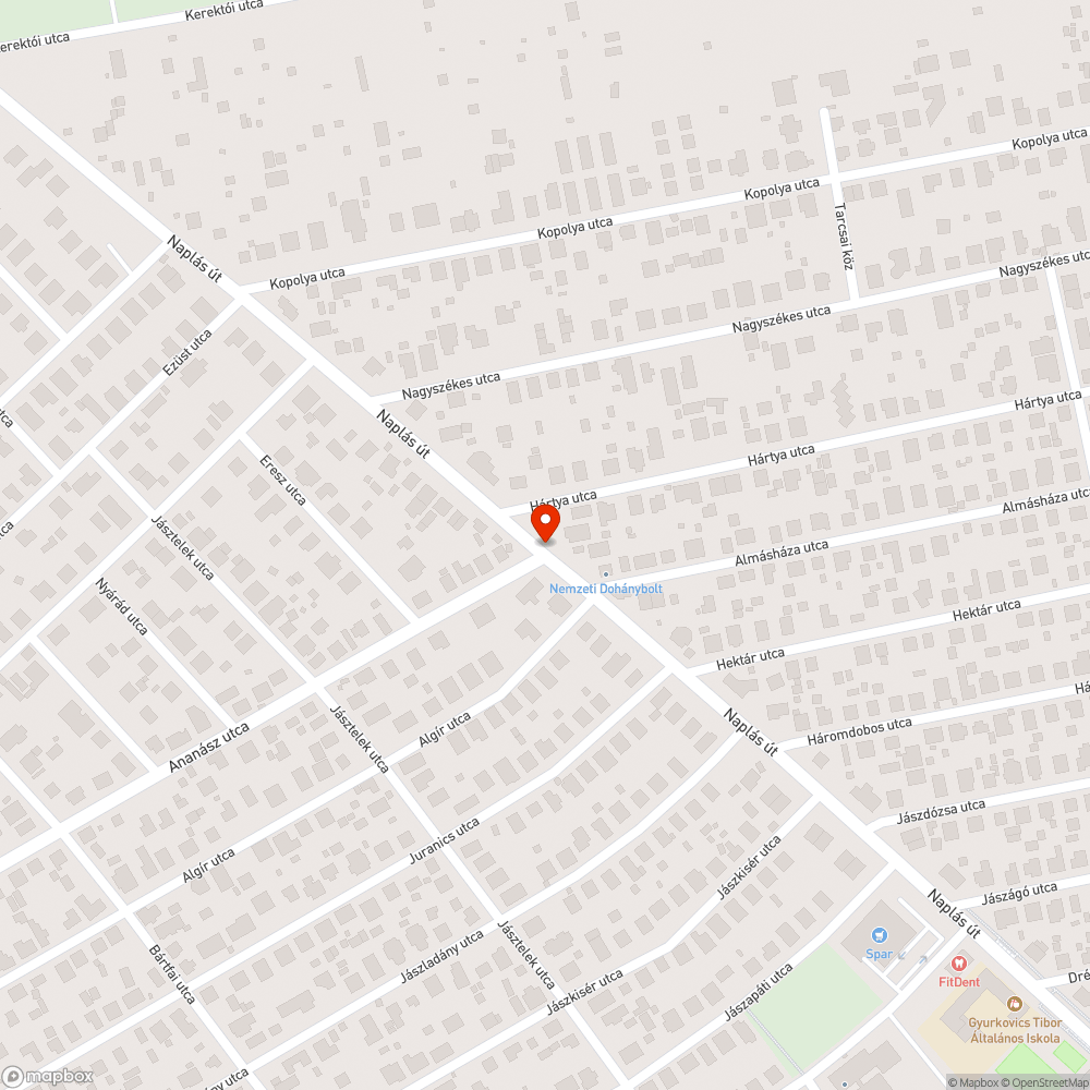 Eltűnt kuka bejelentés helye