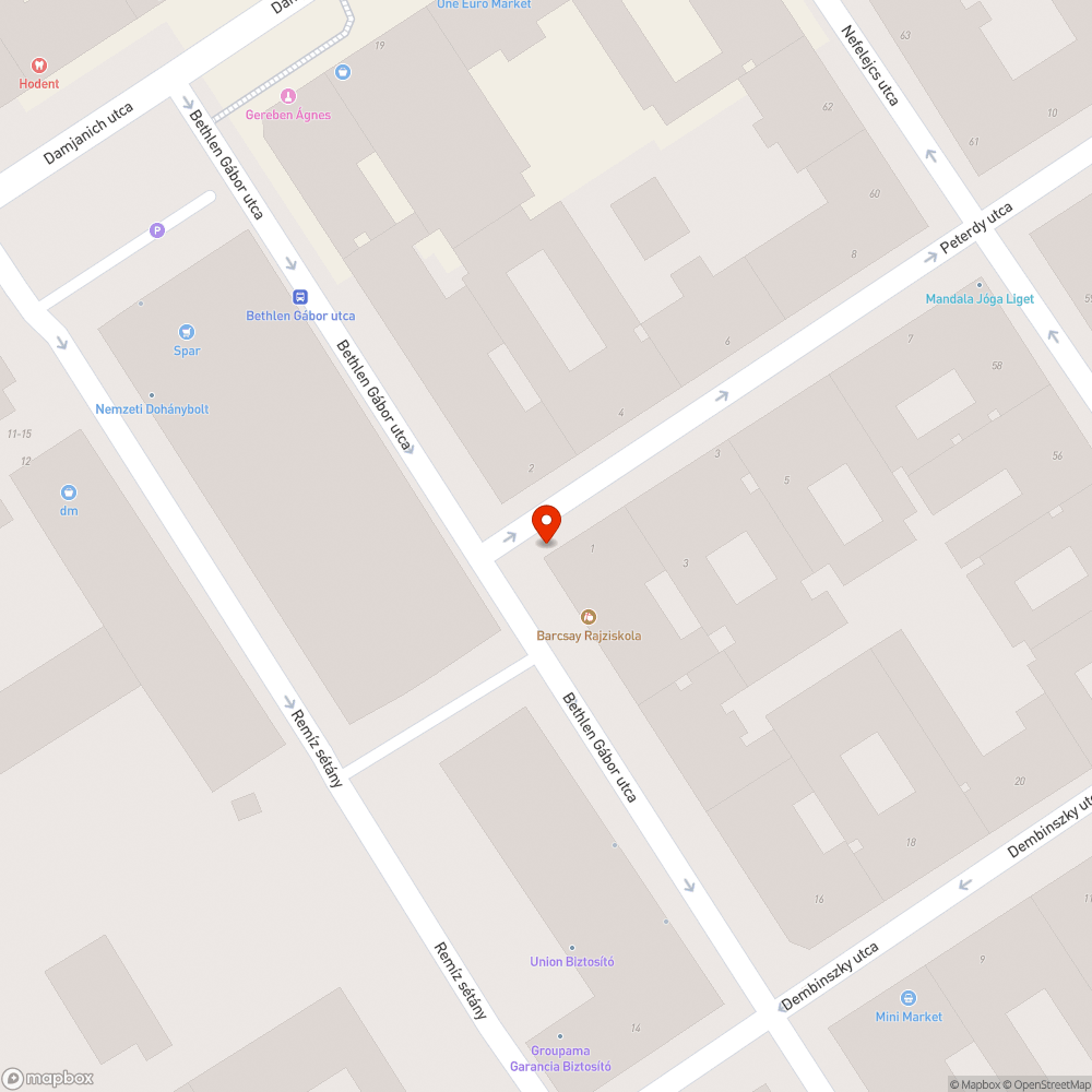 Bokatörő járda bejelentés helye