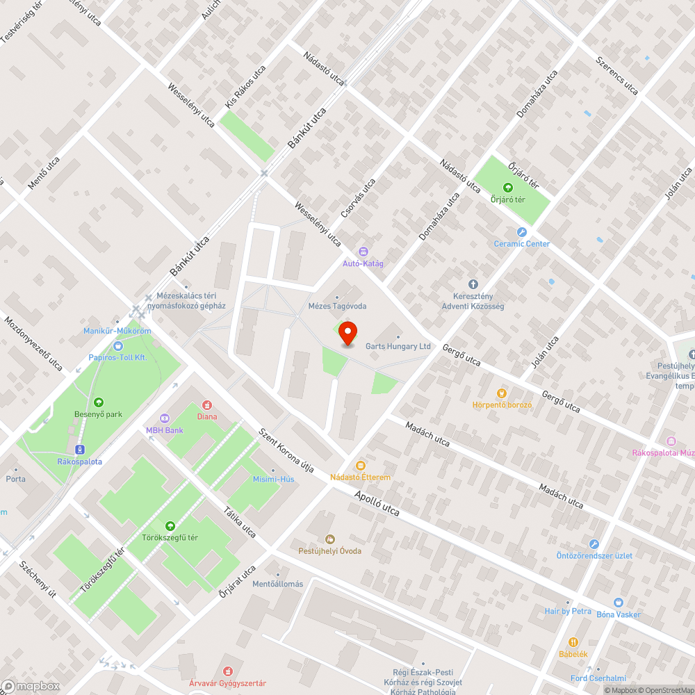 Mézeskalács tér magas fű, gazos bejelentés helye