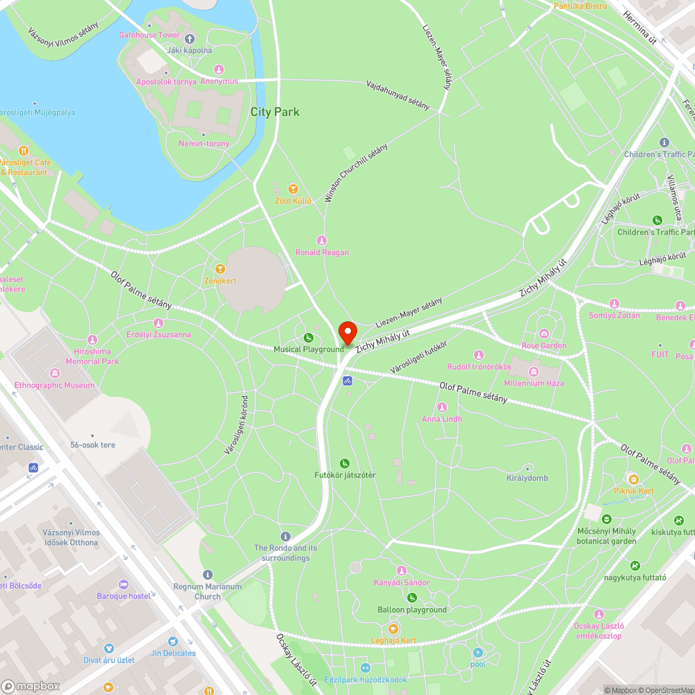 Park(oló) bejelentés helye